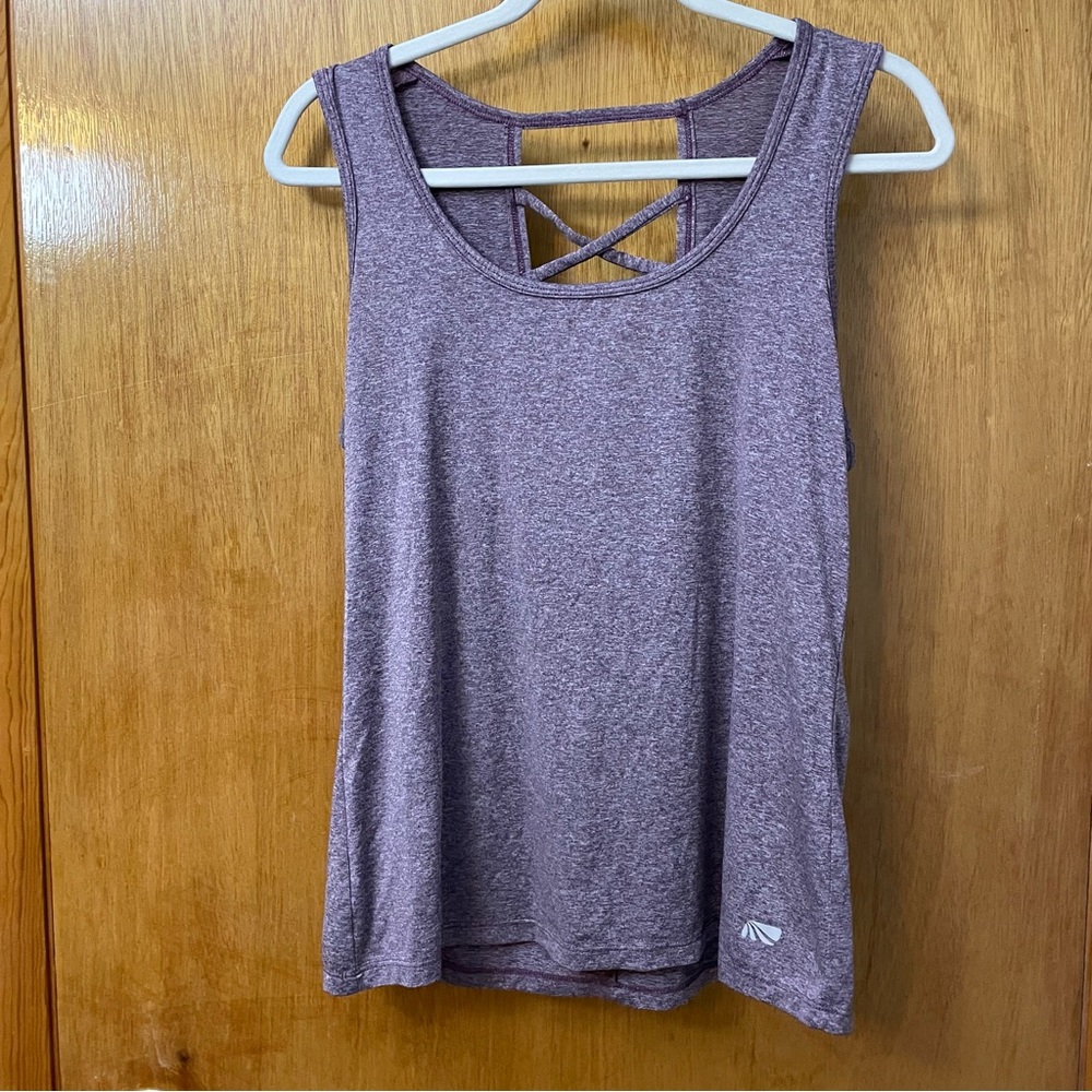 Purple Sleeveless Athletic Women's Top